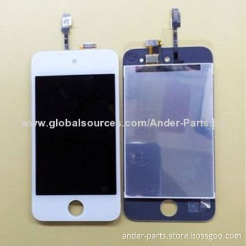 For iPod Touch 4th LCD Display with Digitizer Replacement, Colorful, High Quality, Wholesale